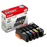 Canon 純正 インク カートリッジ BCI-351XL(BK/C/M/Y)+BCI-350XL 5色マルチパック 大容量タイプ