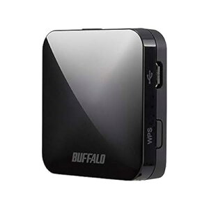 BUFFALO USB ����LAN�e�@ 11ac/n/a/g/b 433/150Mbps �g���x�����[�^�[ single_band �u���b�N WMR-433W2-BK�yiPhone