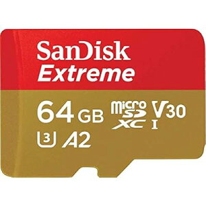 �y �T���f�B�X�N �z microSD 64GB UHS-I U3 V30 �����ő�80MB/s Full HD & 4K Extreme SDSQXAH-064G-GH3MA �V�p�b