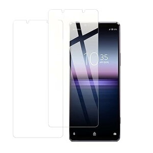 �y2���Z�b�g�z ���{�f�ސ� �����K���X Xperia 1 II SO-51A SOG01 �p �K���X�t�B���� �����K���X �J�o