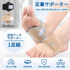 【即納】【1足組2個入り】偏平足 扁平足 サポーター 土踏まず 靴下 衝撃吸収素材 超軽量 保護パッド 足裏アーチサポーター 扁平 ランニング 立ち仕事 スポーツ 登山 男女兼用 肌色 ブラック 送料無料