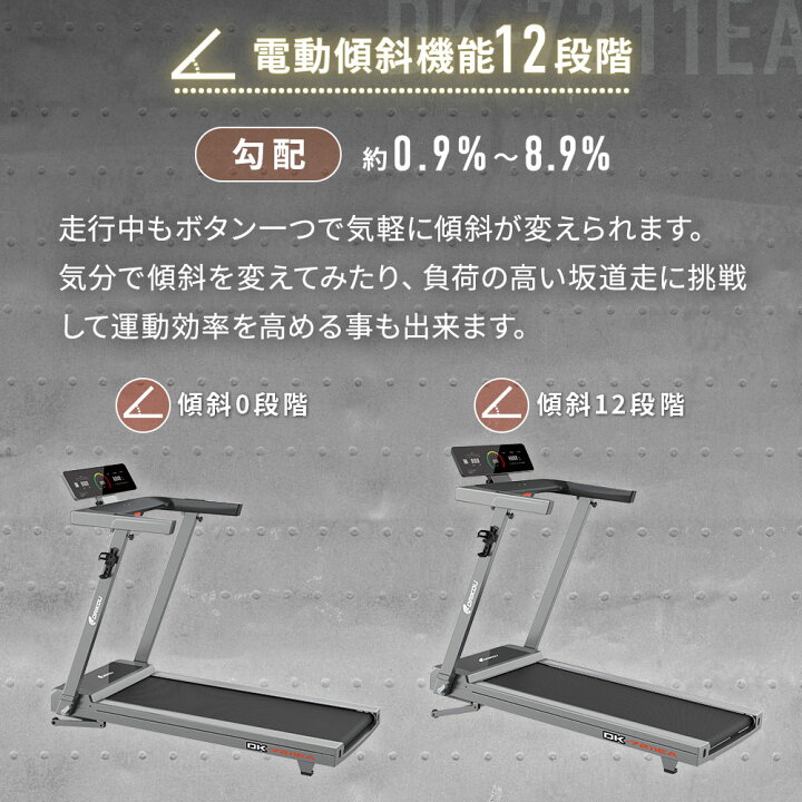 楽天市場】【レビュープレゼント中】ルームランナー 電動 静音 家庭用 