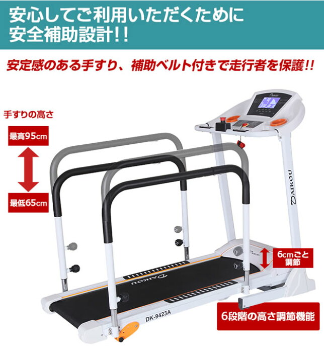 楽天市場】ウォーキングマシン 電動 静音 家庭用 高齢者 低速 