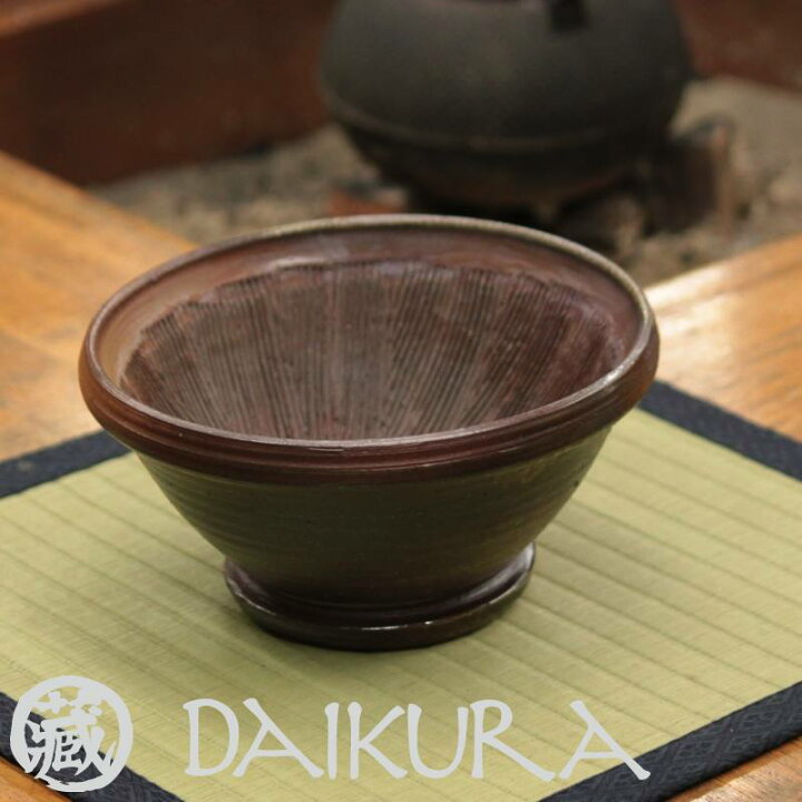 楽天市場】備前焼のすり鉢 (あたり鉢) 小川秀藏作 : 備前焼のお店DAIKURA
