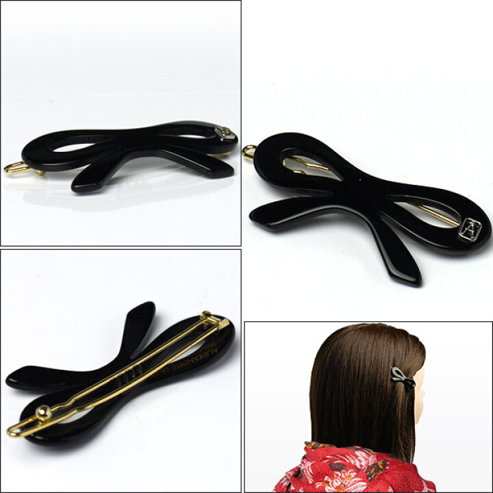 楽天市場】アレクサンドルドゥパリ リボン ヘアピン ヘアアクセサリー  