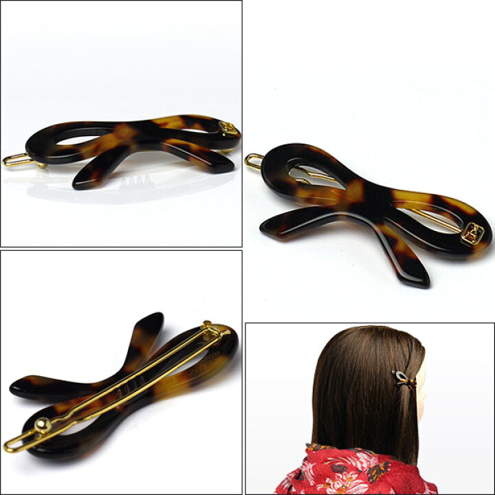 楽天市場】アレクサンドルドゥパリ リボン ヘアピン ヘアアクセサリー  