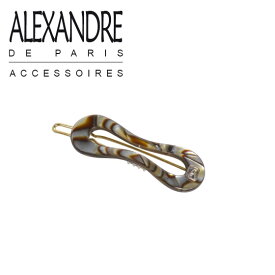 【クーポン4種あり】アレクサンドルドゥパリ ヘアピン ビーンズ型 ヘアアクセサリー レディース 髪留め ALEXANDRE DE PARIS 髪飾り ギフト可
