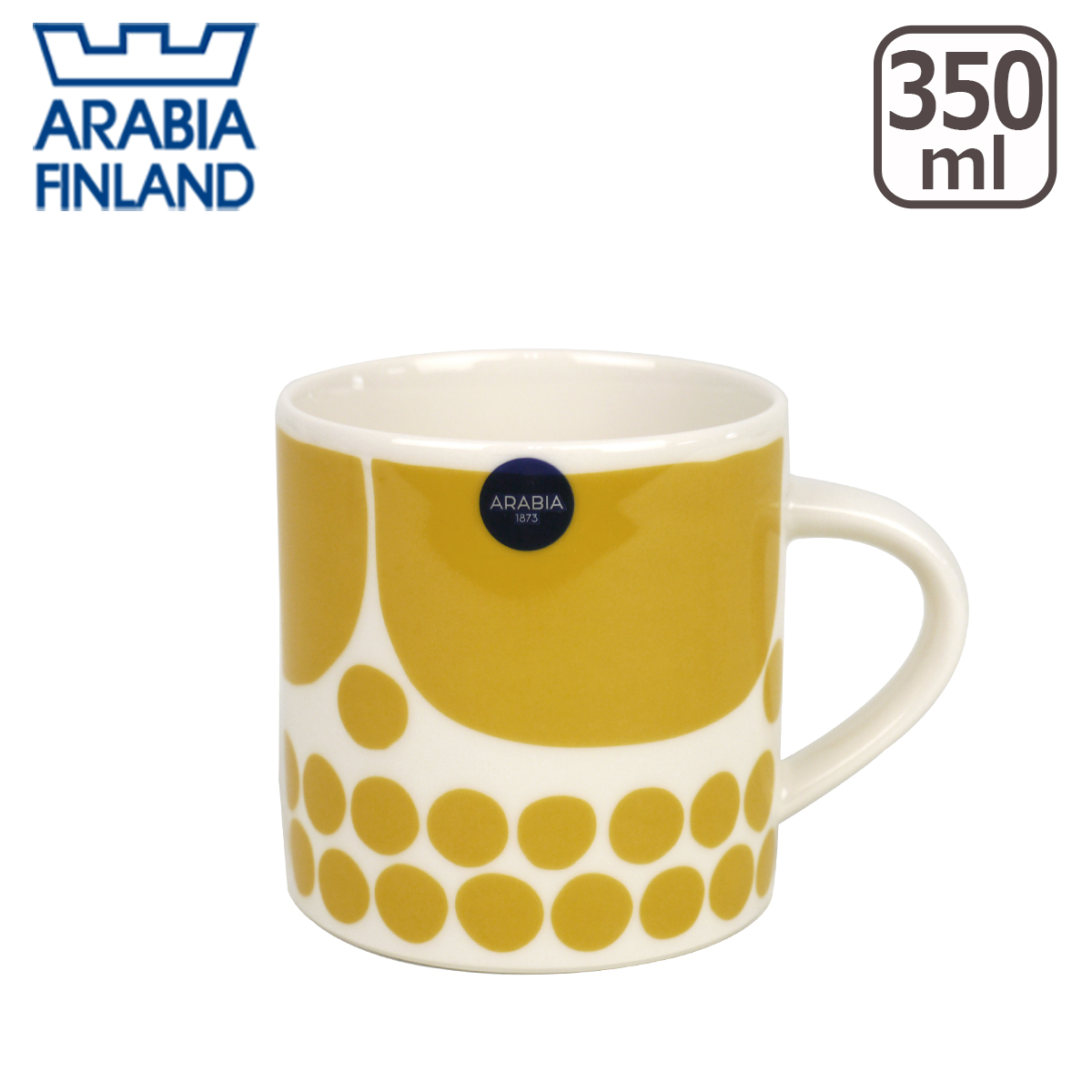 アラビア（Arabia） スンヌンタイ（Sunnuntai）マグカップ 350ml 北欧 フィンランド 食器 Arabia 食器洗い機 対応  箱購入でギフト・のし可 GF1 | daily-3