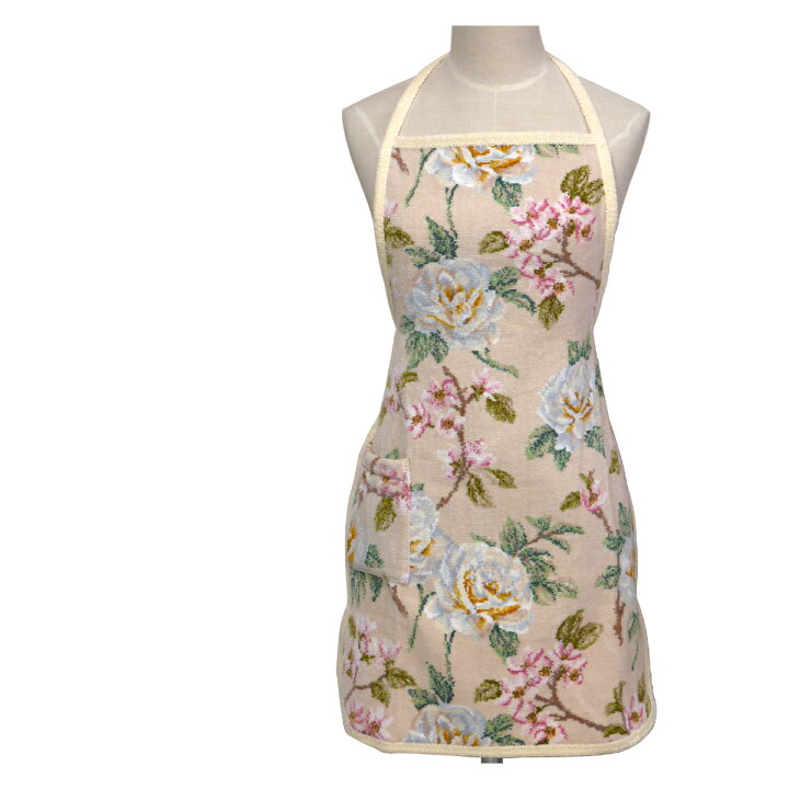 楽天市場】【ポイント5倍 5/1】フェイラー エプロン No.5 バニラローズ  