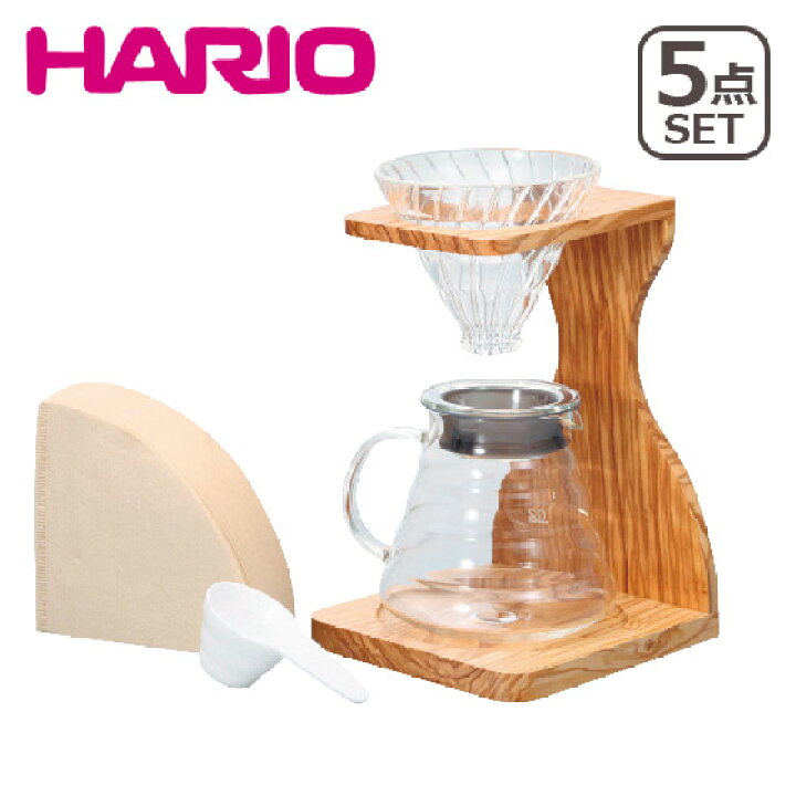 楽天市場】【クーポン4種あり】HARIO（ハリオ）V60 オリーブウッド  