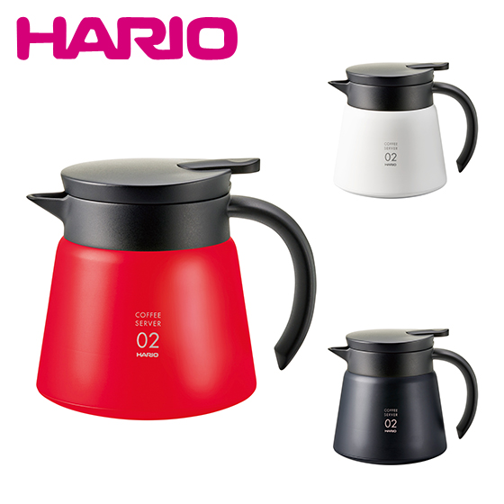 hario ハリオ コーヒーの温度をキープ 数量限定 ポイント3倍 2020モデル 9 10 HARIO V60 保温ステンレスサーバー 600 550ml