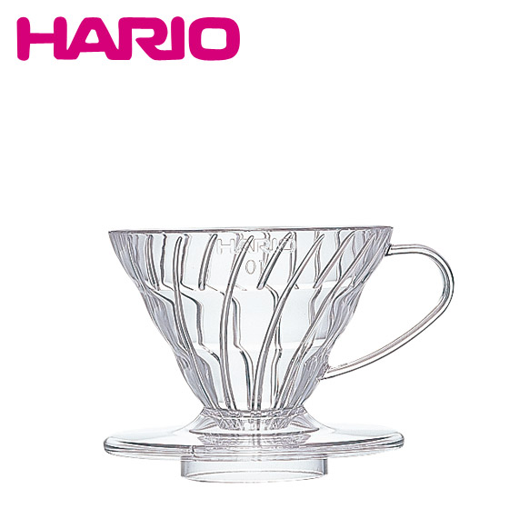 【クーポン4種あり】HARIO（ハリオ）V60 透過ドリッパー 01 クリア（樹脂）2杯用 VD-01T | daily-3