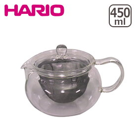 【ポイント3倍 1/15】HARIO ハリオ 茶々急須 丸 450ml CHJMN-45T ガラス製急須 ティーポット