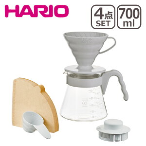 HARIOinIj V60 R[q[T[o[ 02Zbg y[O[ VCSD-02-PGR 1-4tp hbp[ T[o[ y[p[40 vʃXv[ t MtgÊ