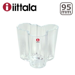 y|Cg5{ 11/1zy󂠂Esǁziittala Cb^ Alvar Aalto (A@EAAg(A[g)j VASE 95mm ԕr CLEAR