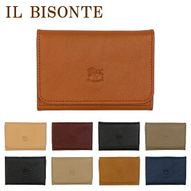 【ポイント5倍 5/25】イルビゾンテ カードケース CARD CASE IL BISONTE 名刺入れ パスケース SCC121 レザー メンズ レディース ユニセックス