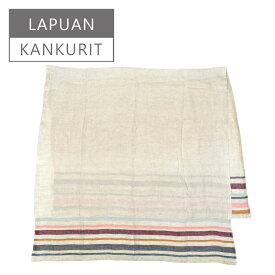 【クーポン4種あり】Lapuan Kankurit（ラプアンカンクリ）LEWA リネンバスタオル 95x180 bath towel 100% washed linen 北欧柄 ギフト可