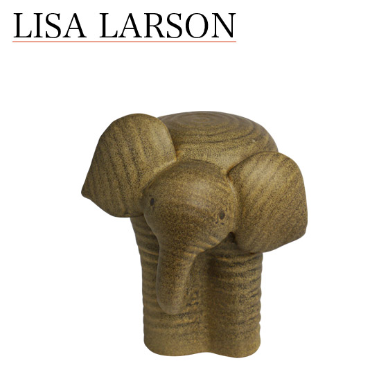 リサラーソン エレファント 置物（リサ・ラーソン）ゾウ 動物 LisaLarson（Lisa Larson）Elephant 1261300  陶器・北欧・オブジェ | daily-3