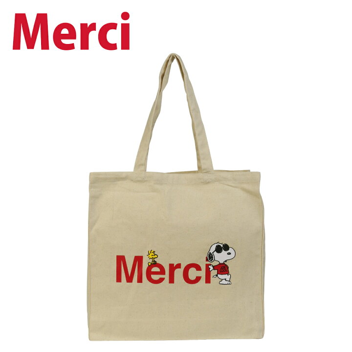 楽天市場】Peanuts x Merci メルシー トートバッグ Cotton Tote Bag 