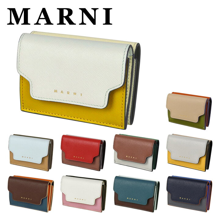 楽天市場】マルニ 財布 三つ折り ミニ財布 レディース ブランド 本革  