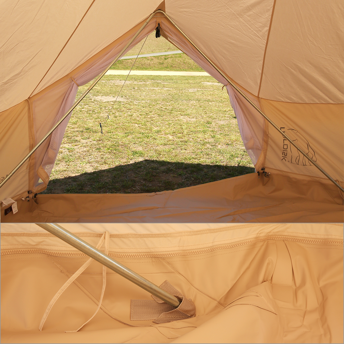 ノルディスク アスガルド 12.6 テント フロアセットベーシック コットン Nordisk Asgard Basic Cotton Tent  142023 + Zip-In-Floor (Version 2014+) 146017 6人用 2014年モデル ワンポールテント・ベルテント |  