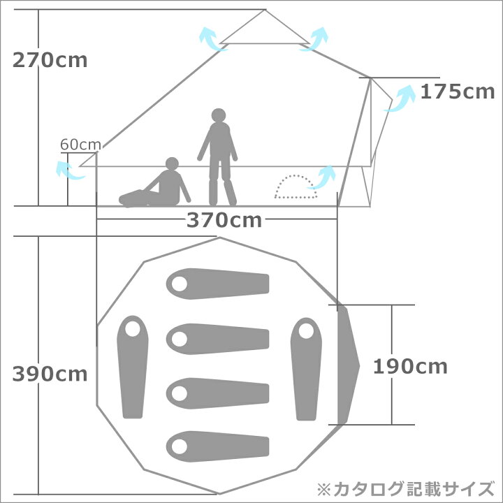 楽天市場】ローベンス Klondike（クロンダイク）6人用ベルテント 