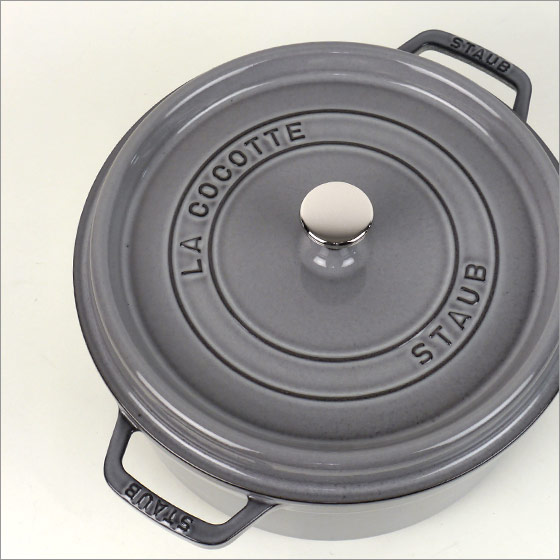 ストウブ STAUB ピコ ココット ラウンド 26cm グラファイトグレー ホーロー 鍋 調理器具 COCOTTE ROUND ギフト・のし可 |  daily-3