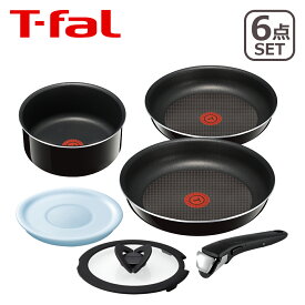 ティファール 直火専用（IH不可） フライパン インジニオ・ネオ・ハードチタニウム プラス ブラック 6点 セット L60990 T-fal ギフト・のし可