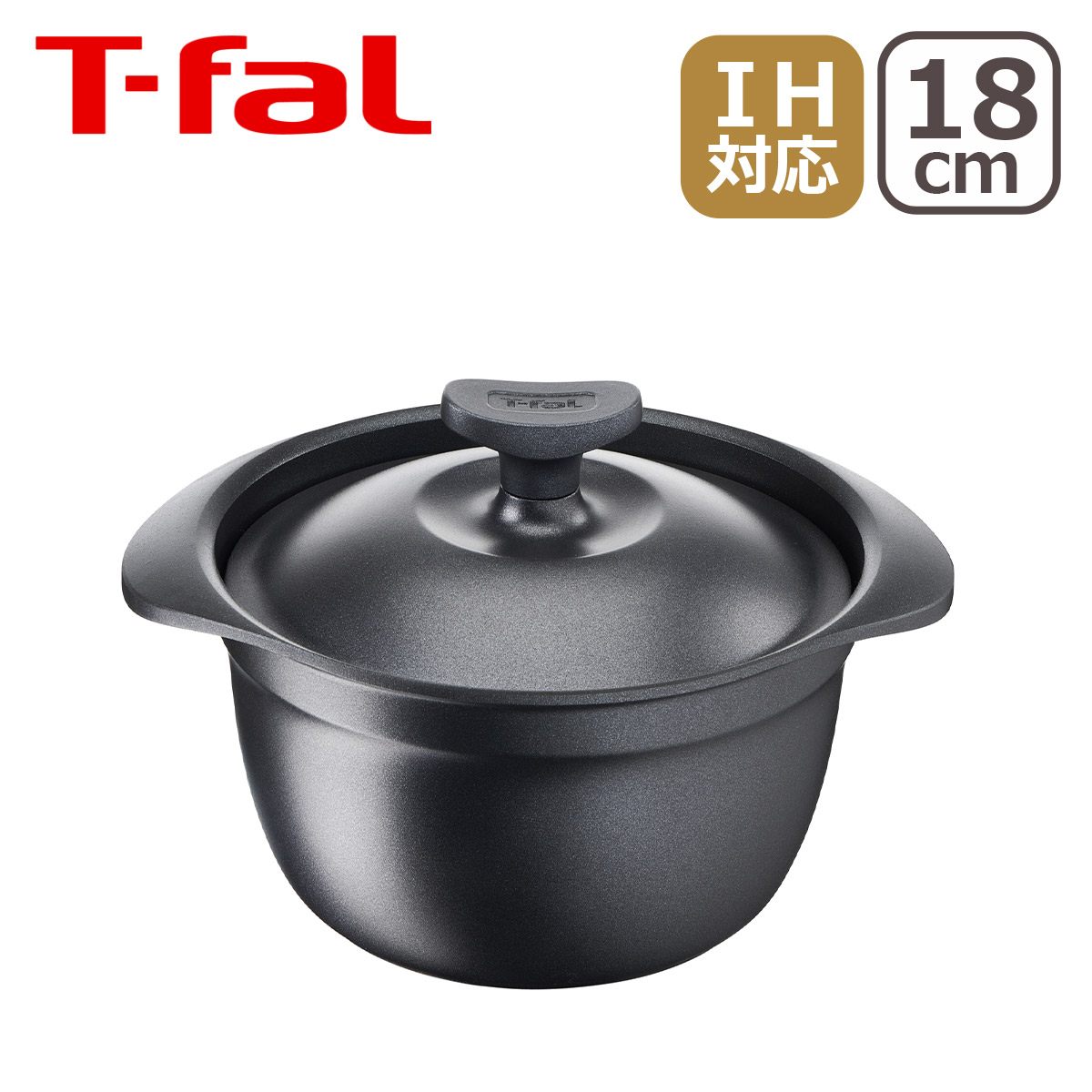 ティファール T-fal キャストライン アロマ プロ ライスポット ご飯鍋 18cm（3合） E25195