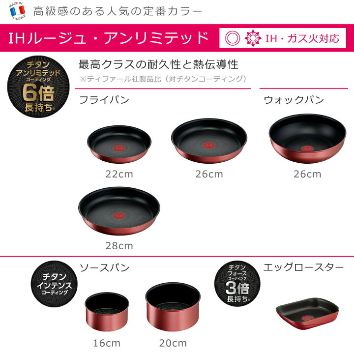 楽天市場】【クーポン4種あり】ティファール フライパン セット 