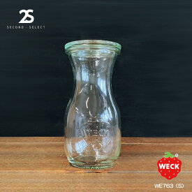 [ガラス容器]WECK WE763 Juice Jar 290ml Sサイズ（ジュースジャー・保存容器・保存瓶・調味料・ジャム・ピクルス・ドレッシング・キャニスター・海外・おしゃれ・かっこいい）ウェック