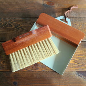 【ほうき・ちりとり】DULTON ダストパン & ブラシ H21-0365 ほうき ちりとり セット おしゃれ DUSTPAN AND BRUSH(天然木・塵取り・ミニほうき・吊り下げ式・マグネット・小さい・スリム・かわいい
