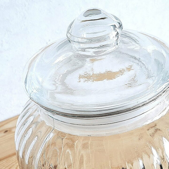 楽天市場】【ガラス容器】アンティーク クッキージャー 2.3L ガラス 