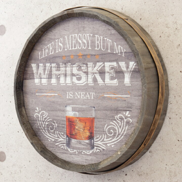 楽天市場】【ウォールサイン】バレルトップウォールサイン WHISKEY IS 