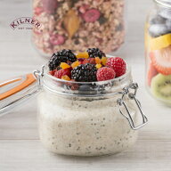 【ガラス容器】KILNER スクエアクリップトップジャー 500ml ガラス容器 保存容器 密閉容器（密閉瓶・保存…
