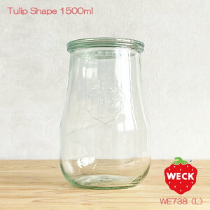 �y�K���X�e��zWECK �`���[���b�v WE738 �L���j�X�^�[ 1.5L L�i1500ml�E�ۑ��e��E����������ETulpen form�E�L���j�X�^�[�j�E�F�b�N