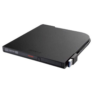BUFFALO USB3.2(Gen1)�Ή� �|�[�^�u��DVD�h���C�u �����\�t�g�Y�t �u���b�N DVSM-PTV8U3-BKB