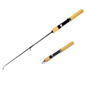 穴釣り用ロッド釣り竿75cm2本探り釣りつりざおコンパクトロッド振り出しロッド短竿伸縮可能持ち運び便利収納時約32cm氷釣り冬釣りエビ釣りコンパクト軽量初心者使用