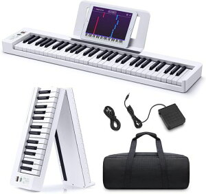 Donner�d�q�s�A�m�L�[�{�[�h61���Ր܂��݃o�b�e�����������ԗ��p�\MIDI�Ή��^�b�`���X�|���X�@�\�y�ʌg�ѕ֗��y�_���t���L�[�{�[�h�P�[�X���ʑ�t�����{��戵�������t�����S�Ҏq���c