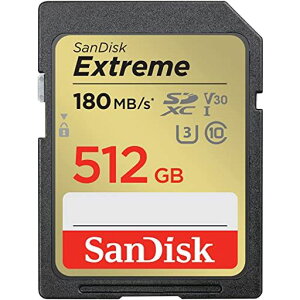 SanDisk(�T���f�B�X�N)512GBExtreme(�G�N�X�g���[��)SDXCUHS-I�������[�J�[�h-C10/U3/V30/4K/UHDSD�J�[�h-SDSDXVV-512G-GNCIN