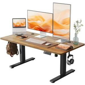 YIHAYO���[�f�X�N����46-72cm���~�f�X�N��120cm���s��60cm�d���Q�[�~���O�f�X�N���~���f�X�N�����������[�@�\�㉺���~�f�X�N�É����[�t�b�N�t���g�ݗ��ĊȒP���[�e�[�u���p�\�R���f�X�N(�u�c