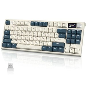 ATTACK SHARK x AJAZZ K86 �Q�[�~���O�L�[�{�[�h ���� 75%���J�j�J���L�[�{�[�h �z�b�g�X�|�b�g �e���L�[���X �m�u�t��