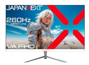 JAPANNEXT24.5C`Q[~Oj^[260Hz1mstHD1920x1080𑜓xVAplfBXvC(HDMI/DisplayPort/VESAΉ/u[CgJbg/p178°)