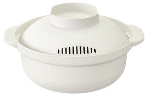 アンドエヌイー(&NE)らくチン!レンジ鍋レコポrecopoスモーキーベージュ1.5L日本製一人用レシピ付き小型軽量レンジ調理鍋電子レンジ用鍋ラーメンパスタNIM-118-SB