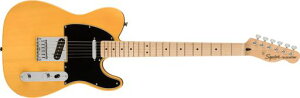 Squier by Fender �G���L�M�^�[ Affinity SeriesTM TelecasterR, Maple Fingerboard, Black Pickguard, Butterscotch Blonde �\�t�g�P�[�X�t��
