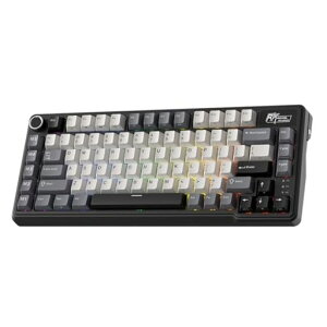 RKROYALKLUDGEL75���J�j�J���L�[�{�[�h�A�K�X�P�b�g�A�Z���u���A�{�^��/�}�N���L�[�A�^�b�`�\�l�[���v���[�g�A�g���C���[�hBT/2.4G/USB-C75%