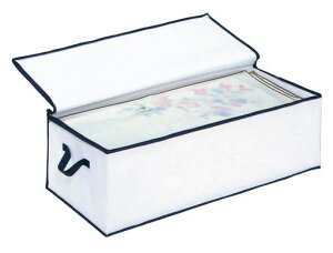 ケイ・ウイル収納ケースホワイト約幅95x奥行42x高さ30cm厚手の着物収納ケース252763