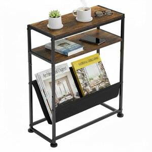 ZEXVIDA�T�C�h�e�[�u���X�����G�����b�N�t����43.2x���s18x����55cm�i�C�g�e�[�u���~�j�e�[�u�����[�I�������R���p�N�g�ؖڒ����r���O�Q���\�t�@���x�b�h�T�C�h�u���E��