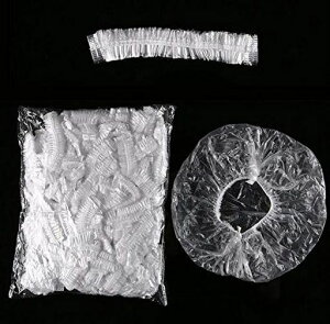 【BEAUTYPLAYER】シャワーキャップヘアキャップ使い捨て30枚入り防水透明毛染め髪染めキャップ髪を保護業務用バス用フリーサイズ男女兼用プラスチック製