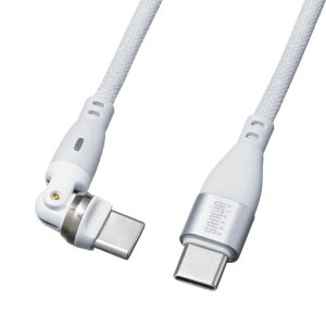 �T�����T�v���CType-C�P�[�u��540�x��]�R�l�N�^(�Б�)PD100W1m�i�C�������b�V��USB-CtoUSB-C�z���C�gKU-CCP100KA10W